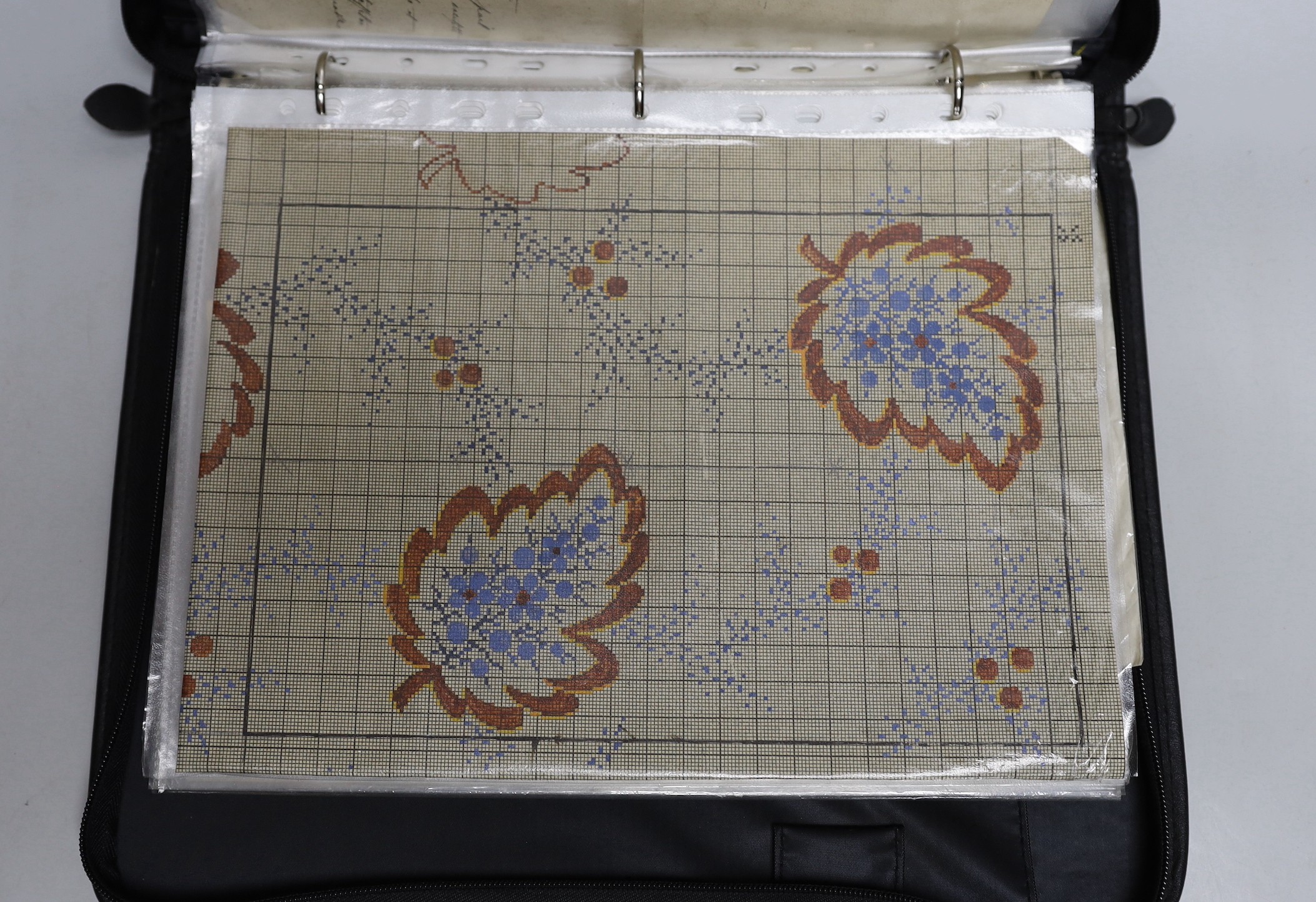 A useful collection of 19th century and later wool work patterns